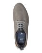 Johnston & Murphy Nubuck Leather Prentiss Plain Toe Grey Sneaker