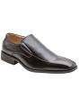 Miko Lotti Bicycle Toe Leather Formal Black Loafer