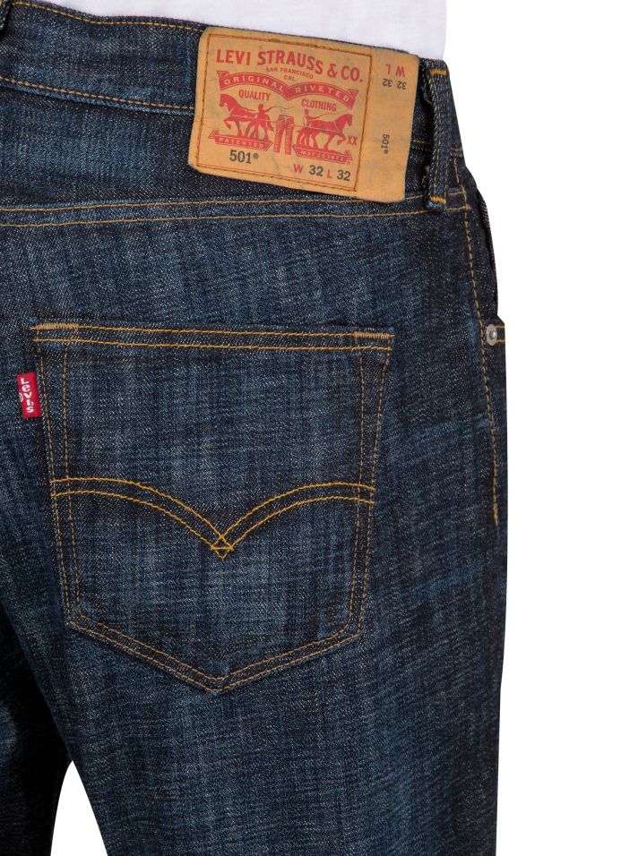 Levi's 501 Tidal Blue Original Straight Fit Jeans