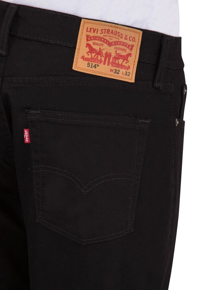 Levi's 514 Slim Straight Fit Black Jeans