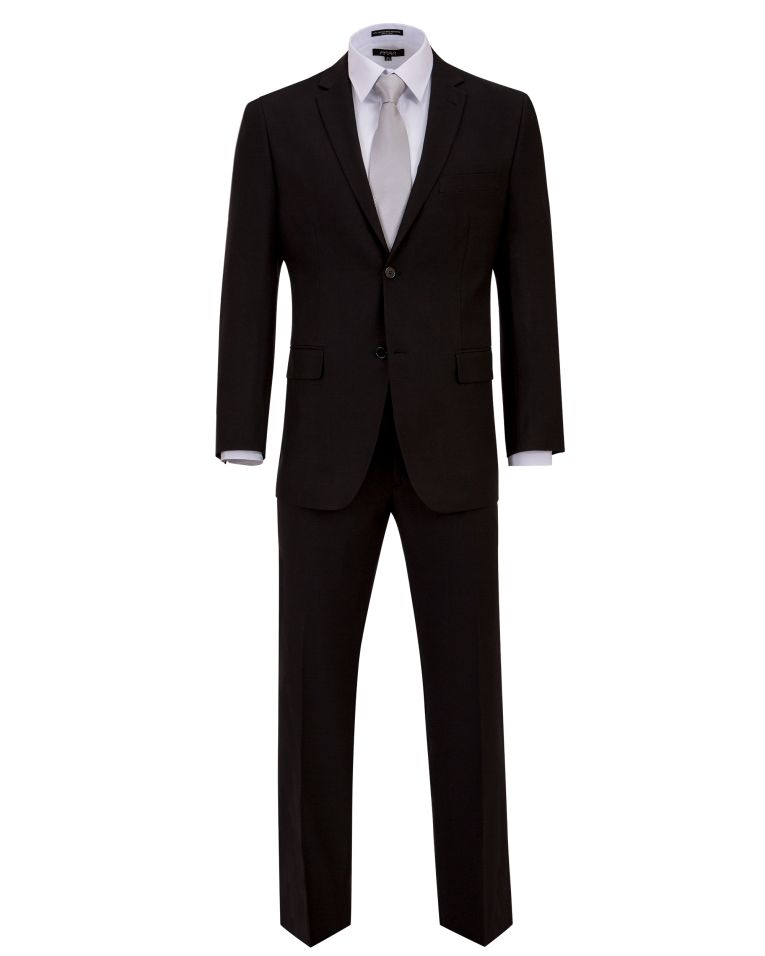 Hollywood Suit Solid Modern Fit Solid Suit