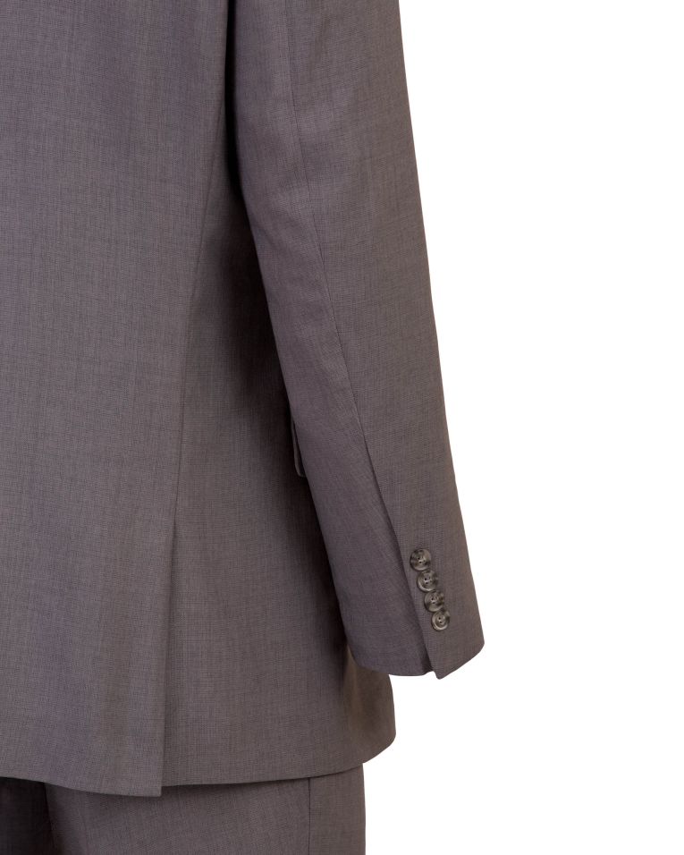 Hollywood Suit Modern Fit Solid Grey Suit