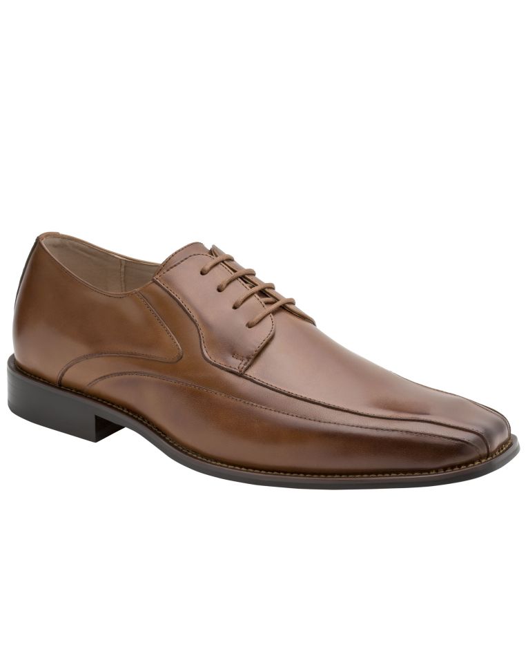 Stacy Adams Peyton Stitched Cognac Oxford Dress Shoes