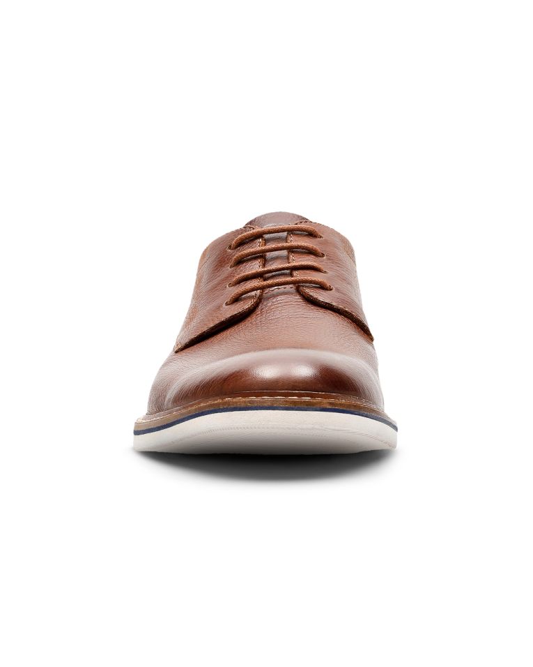 Bostonian Leather Dezmin Plain Toe Brown Shoe