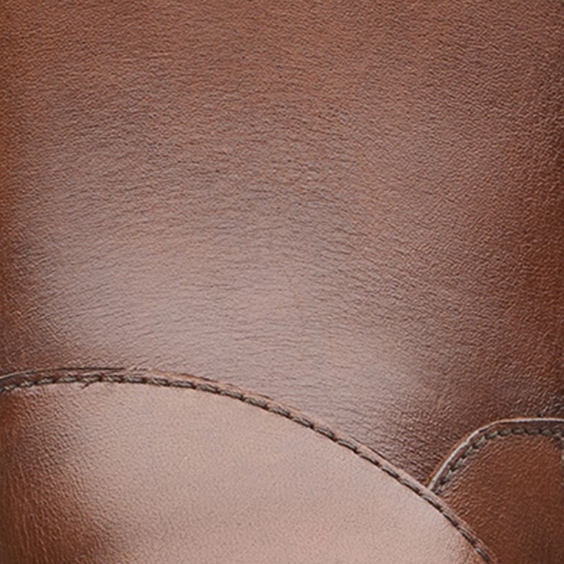 Clarks Leather Tilden Style Plain Toe Dark Tan Shoe