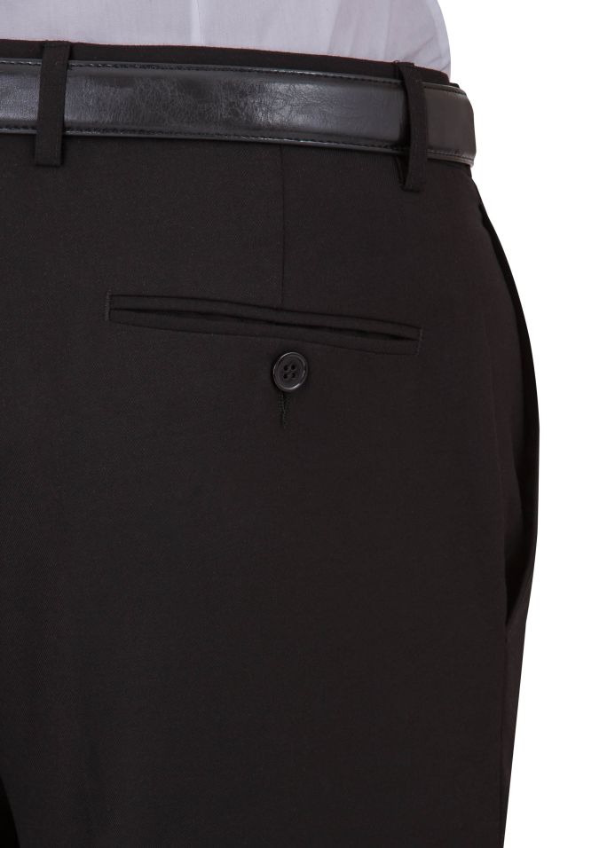 Angelo Rossi Modern Fit Black Dress Pant