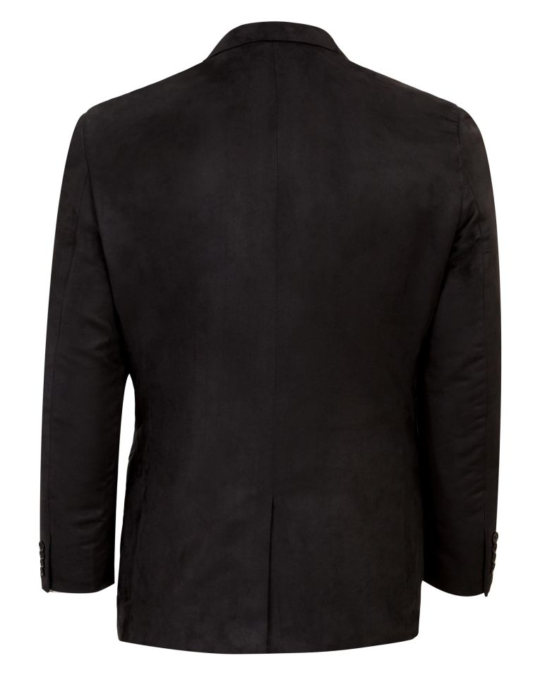 Cosani Black Microsuede Sports Jacket