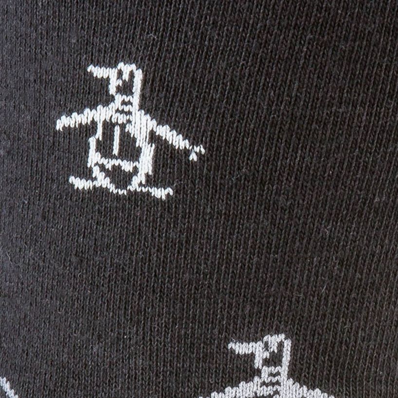 Penguin Pete Black Sock by Original Penguin