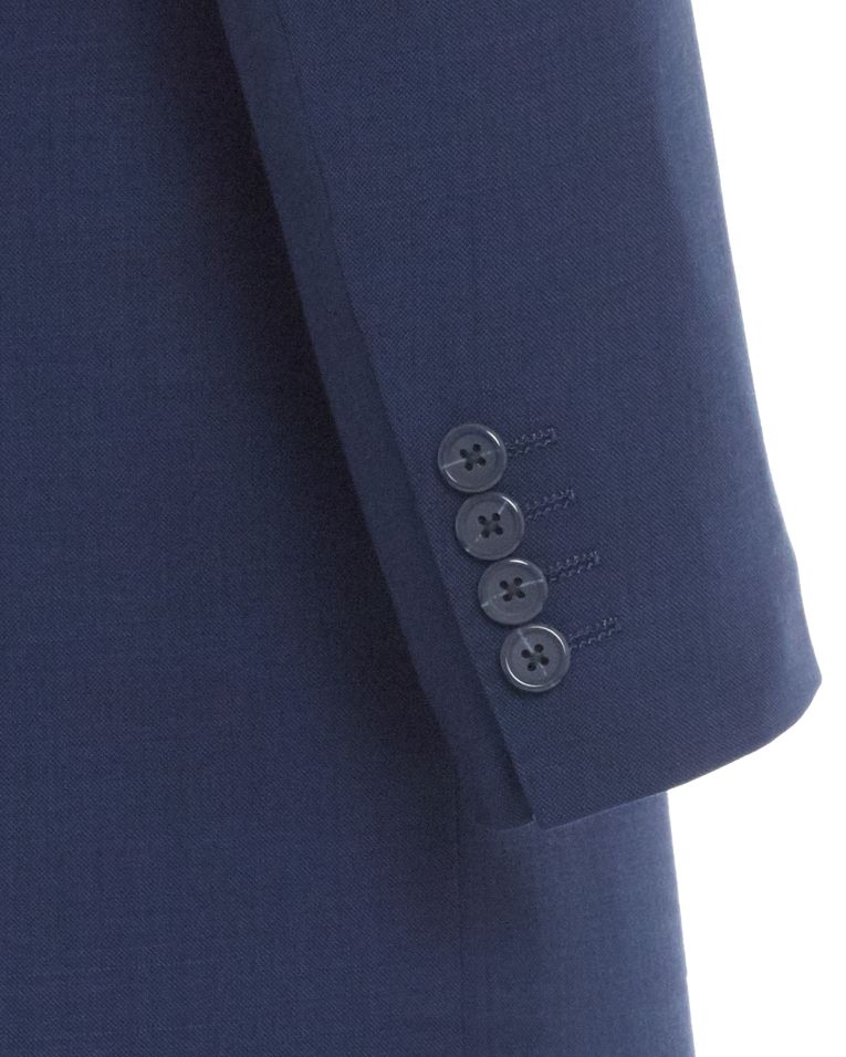 Giorgio by Giorgio Cosani Sharkskin Wool & Cashmere Blue Suit