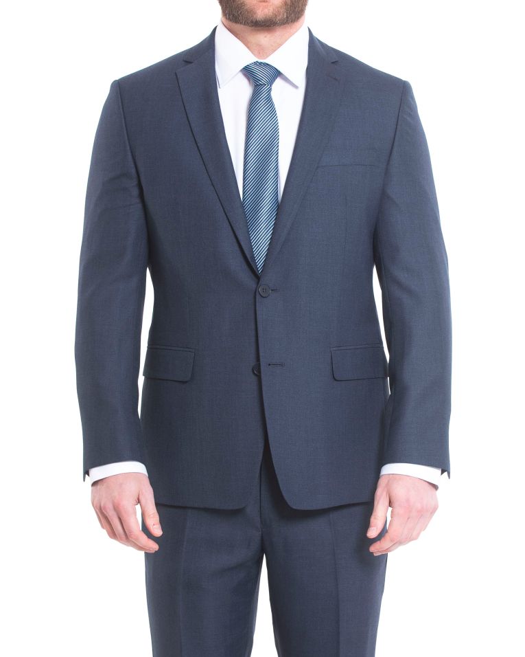 Hollywood Suit Solid Navy Modern Fit Suit