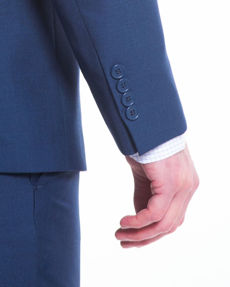 Hollywood Suit Blue Modern Fit Solid Suit