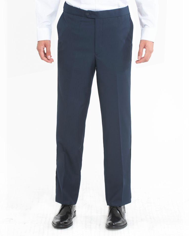 Hollywood Suit Modern Fit Solid Blue Tuxedo