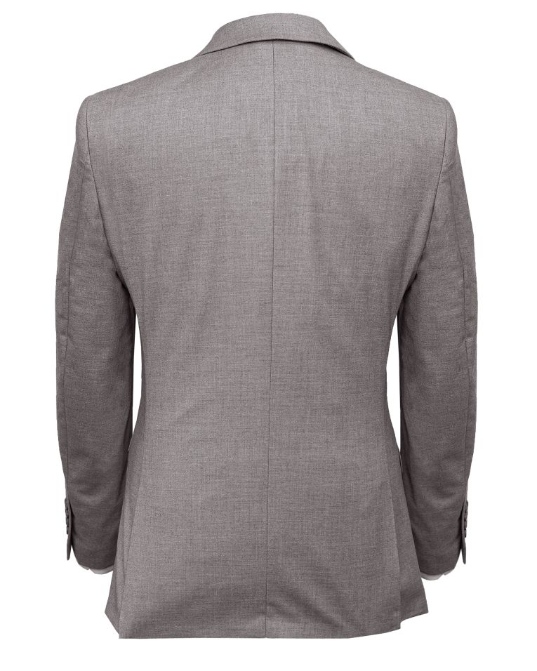 Hollywood Suit Solid Grey Stretch Slim Fit Suit