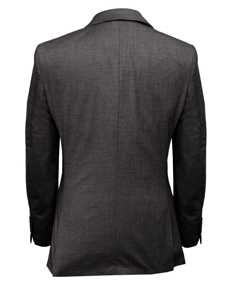 Hollywood Suit Solid Charcoal Stretch Slim Fit Suit