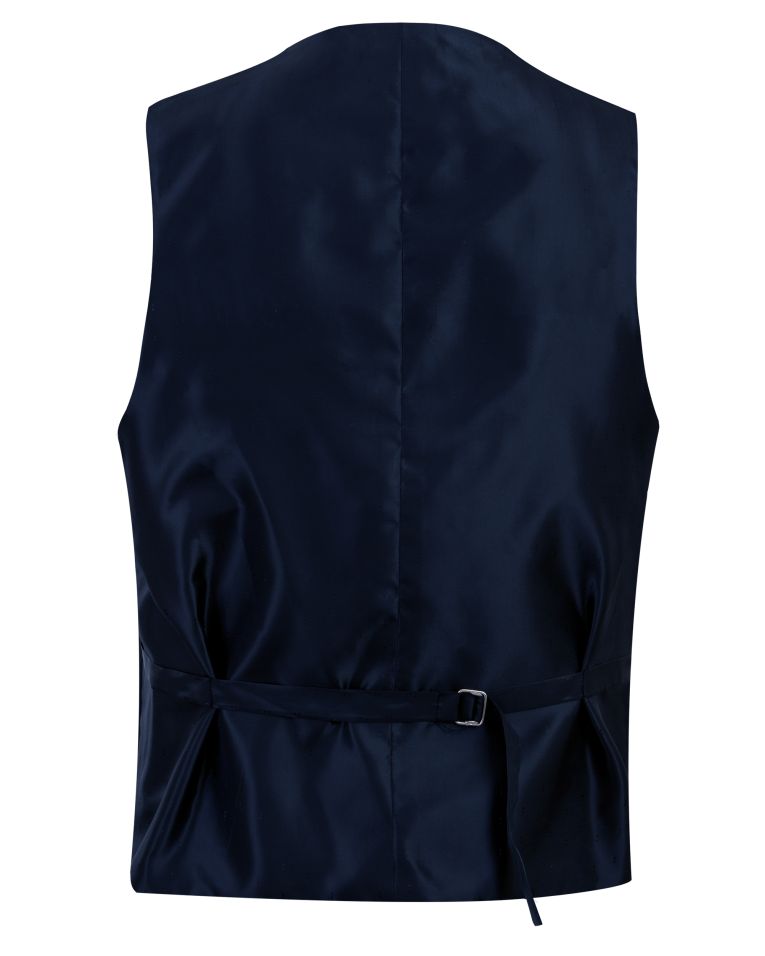 Hollywood Suit Blue Tic Weave Modern Fit Vest