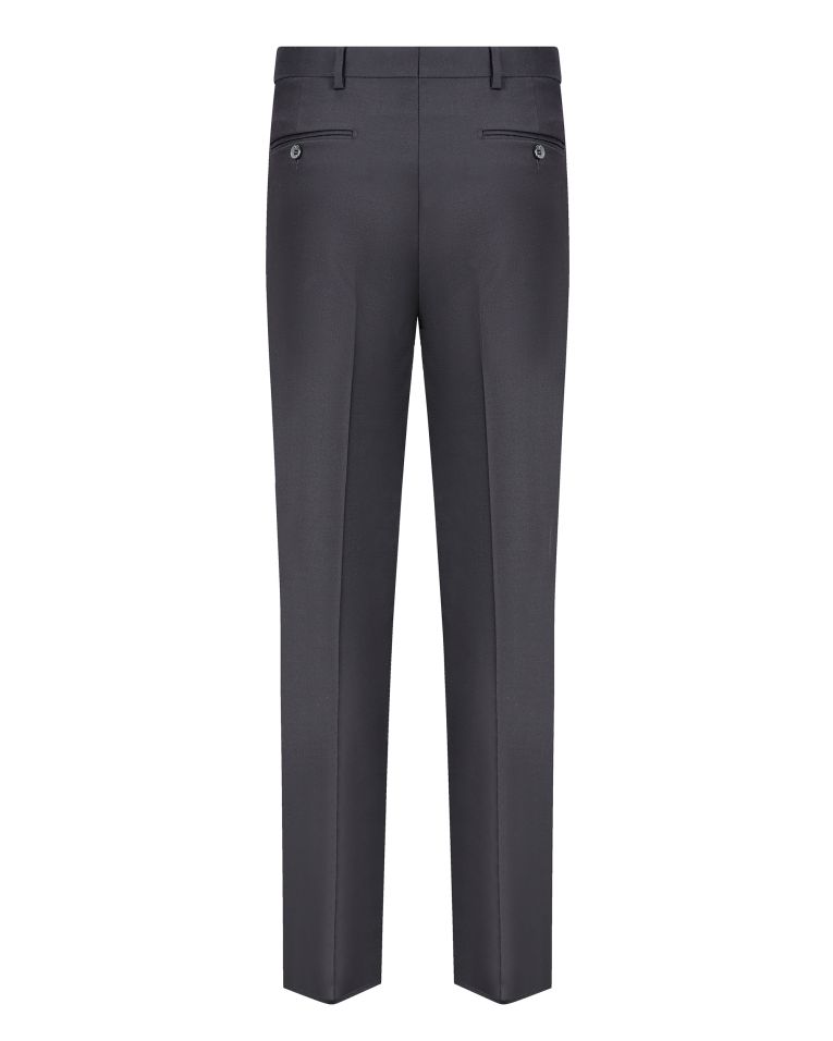 Hollywood Suit Solid Black Performance Wool Slim Fit Suit