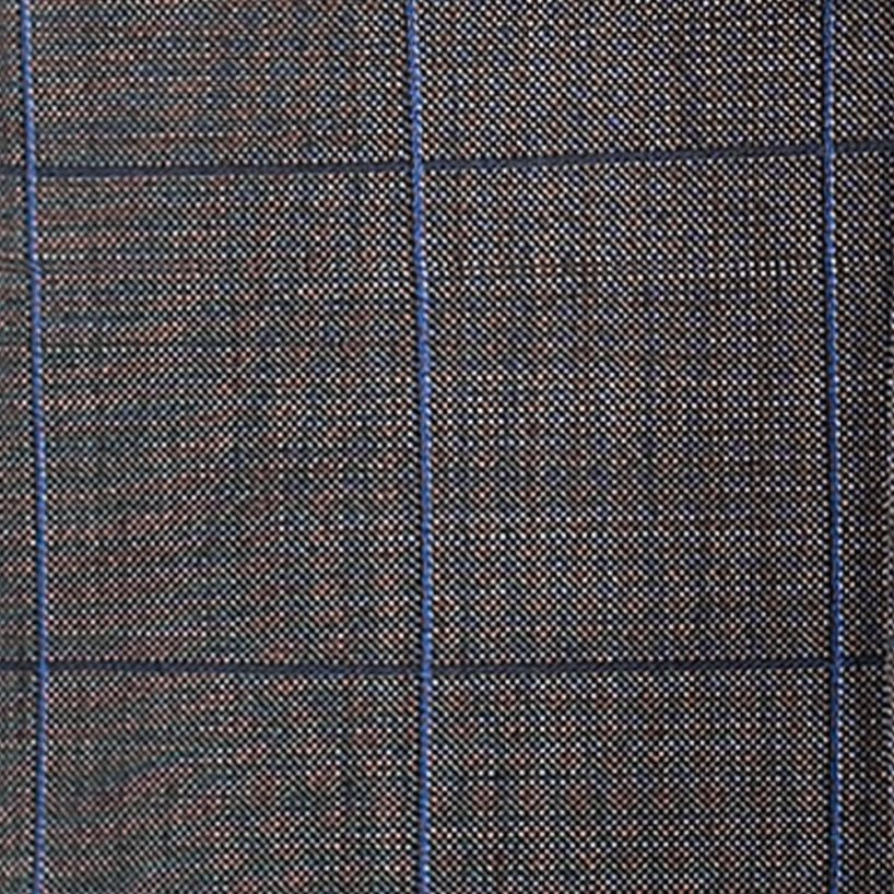 Hollywood Suit Charcoal & Blue Windowpane Tailored Fit Suit