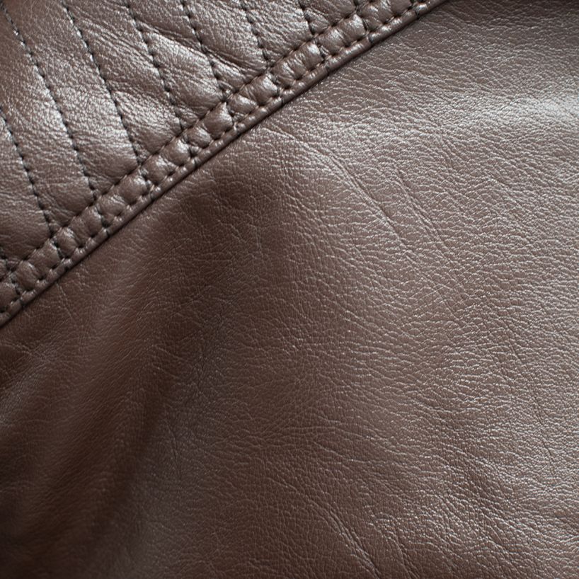 Hollywood Suit Brown Vegan Leather Shearling Jacket