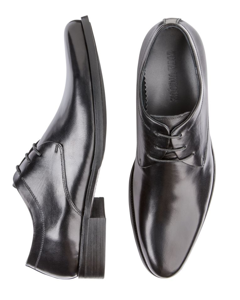 Zota  Premium Leather Black Dress Shoe