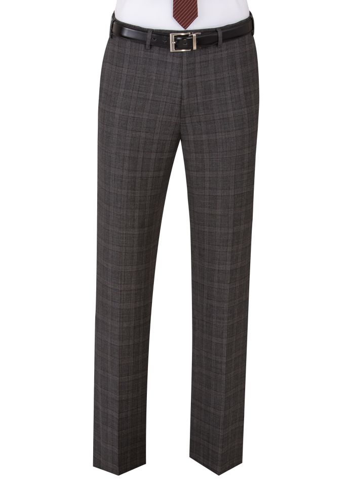 Michael Kors Classic Fit Solid Charcoal Wool Suit