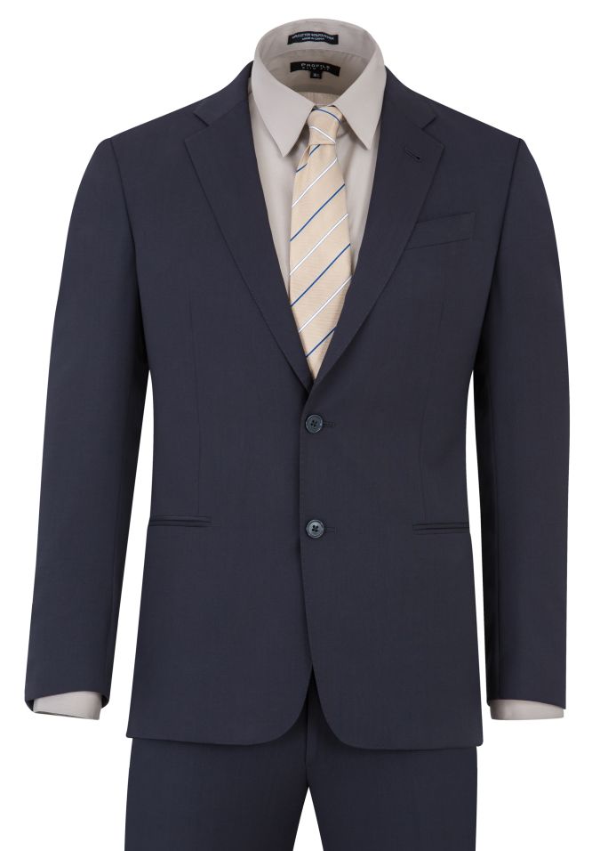 Armani Collezioni Virgin Wool Modern Fit Navy Suit