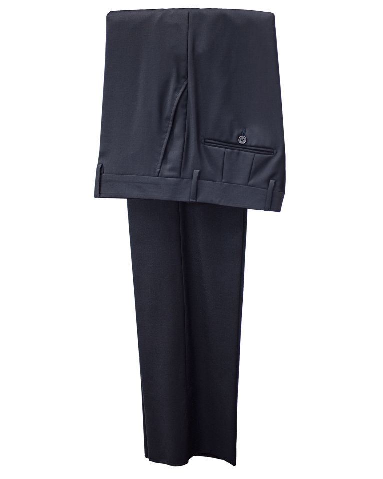 Salvatore Lorente Italian Wool Modern Fit Navy Suit