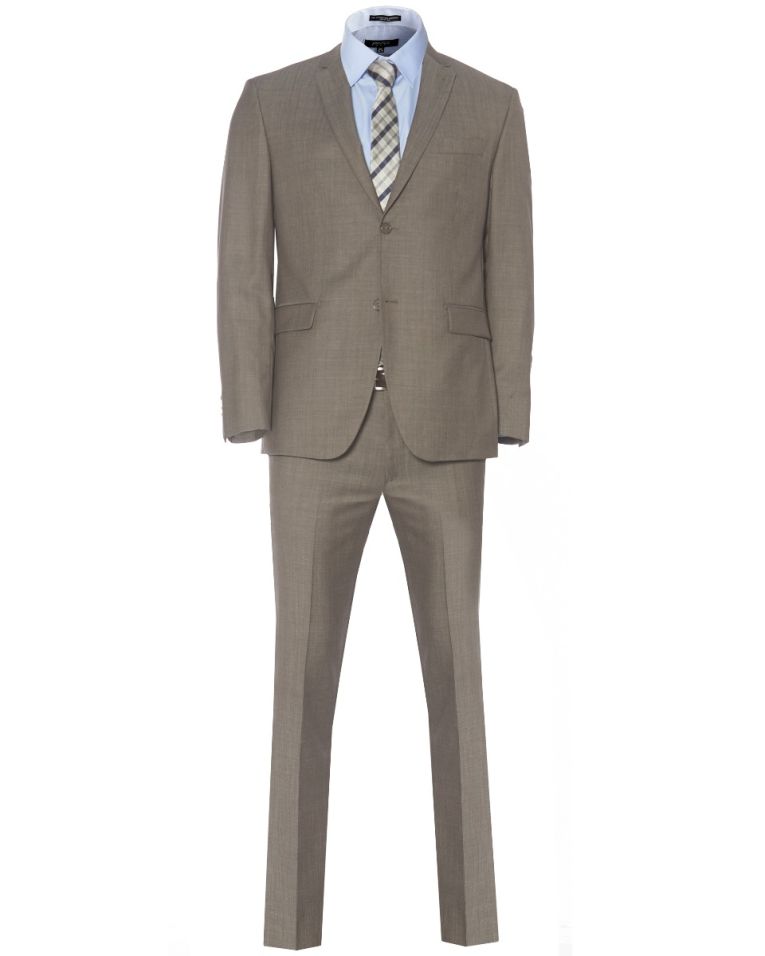 Salvatore Lorente Modern Fit Sharkskin Suit