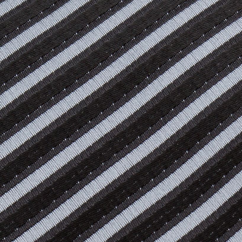 Hollywood Suit Thread Stripe Chocolate Tie