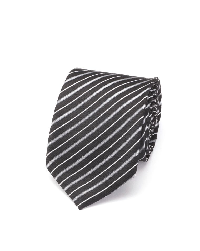 Angelo Rossi Alternating Pin Striped Tie