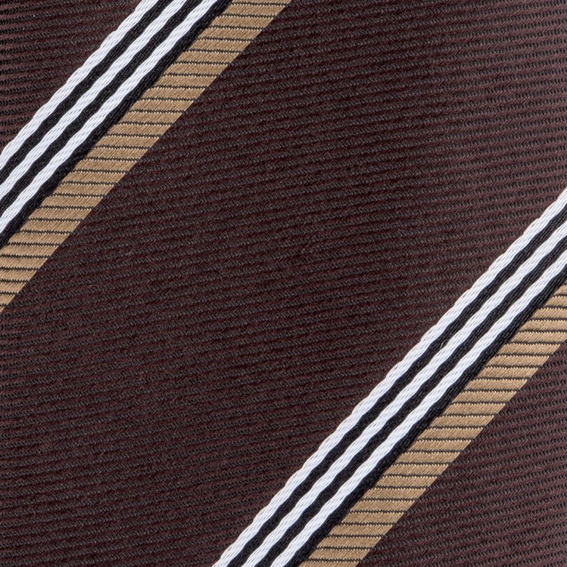 Profile Chocoloate Variety Striped Tie