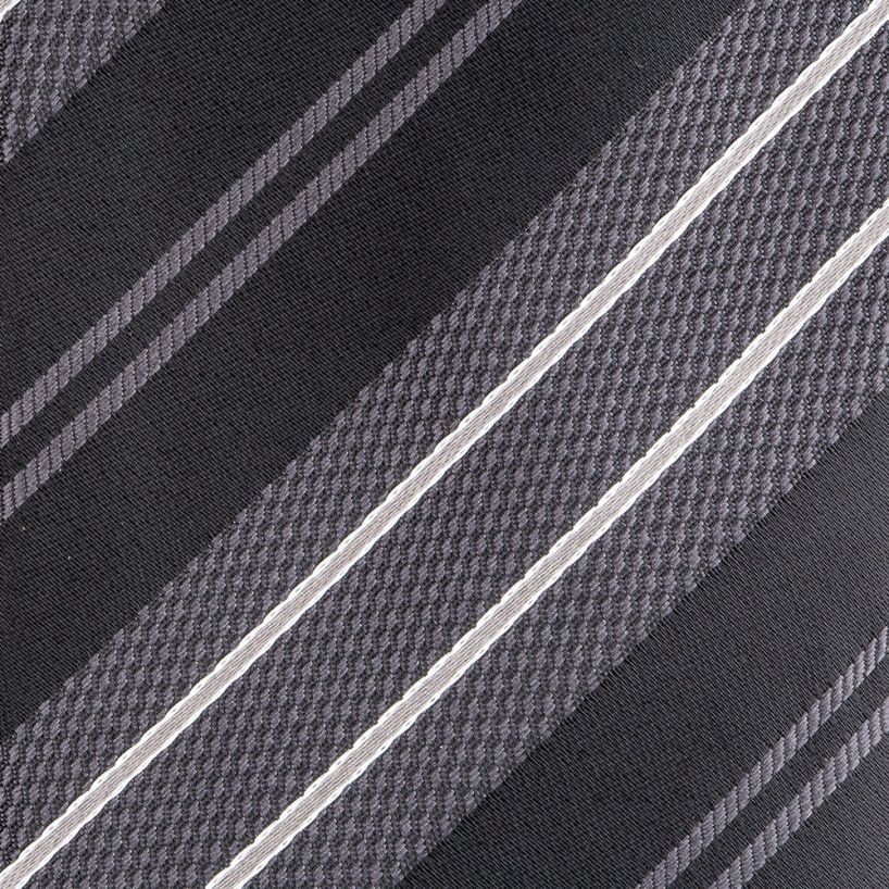 Profile Black Tonal Multi Striped Tie