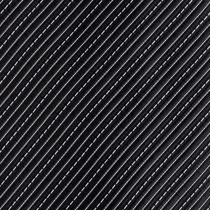 Profile Black Narrow Multi Striped Tie