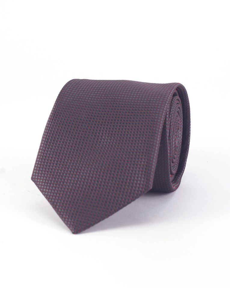 Holllywood Suit Charcoal Textured Micro Polka Dot Tie