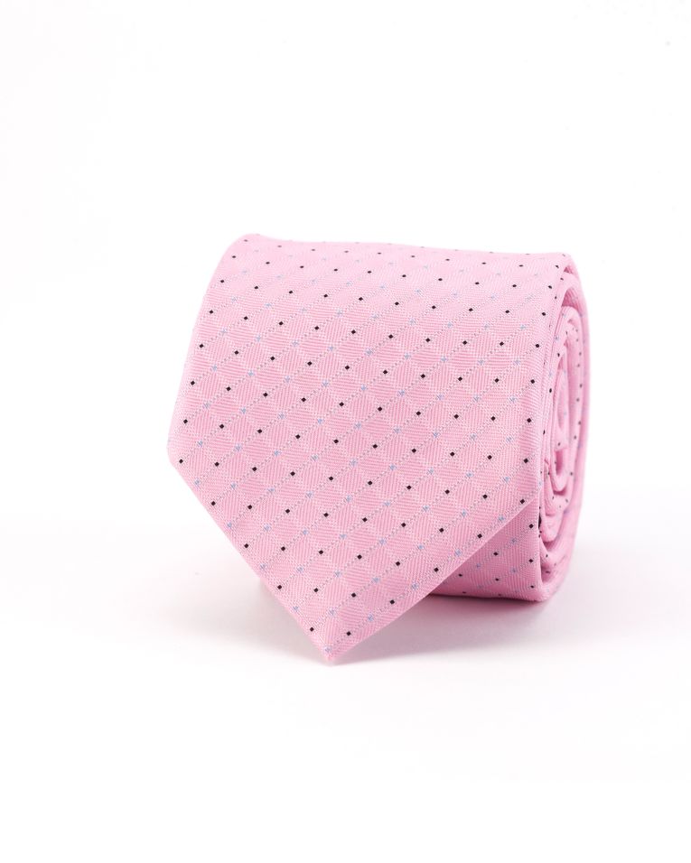 Hollywood Suit Mini Windowpane Micro Dotted Check Tie