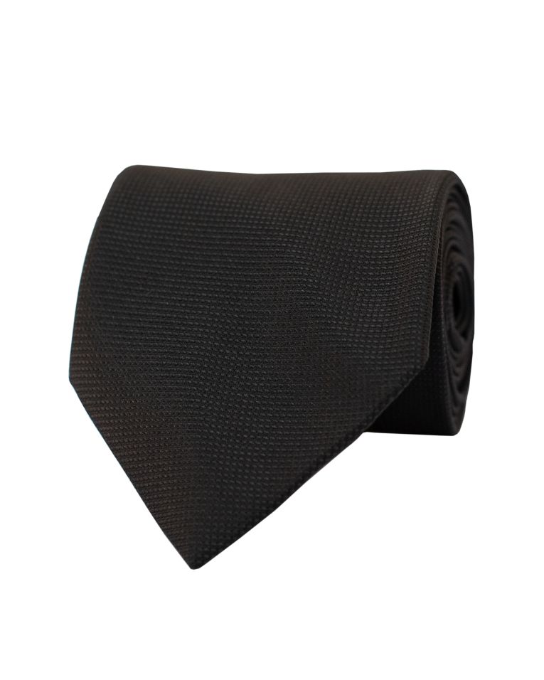 Hollywood Suits Textured Black Solid Tie