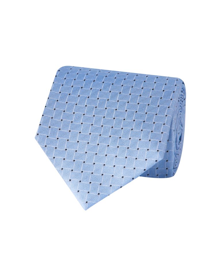 Giorgio Cosani Baby Blue Connect the Dot Silk Tie