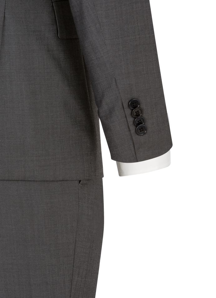 John Varvatos Classic Fit Charcoal Suit