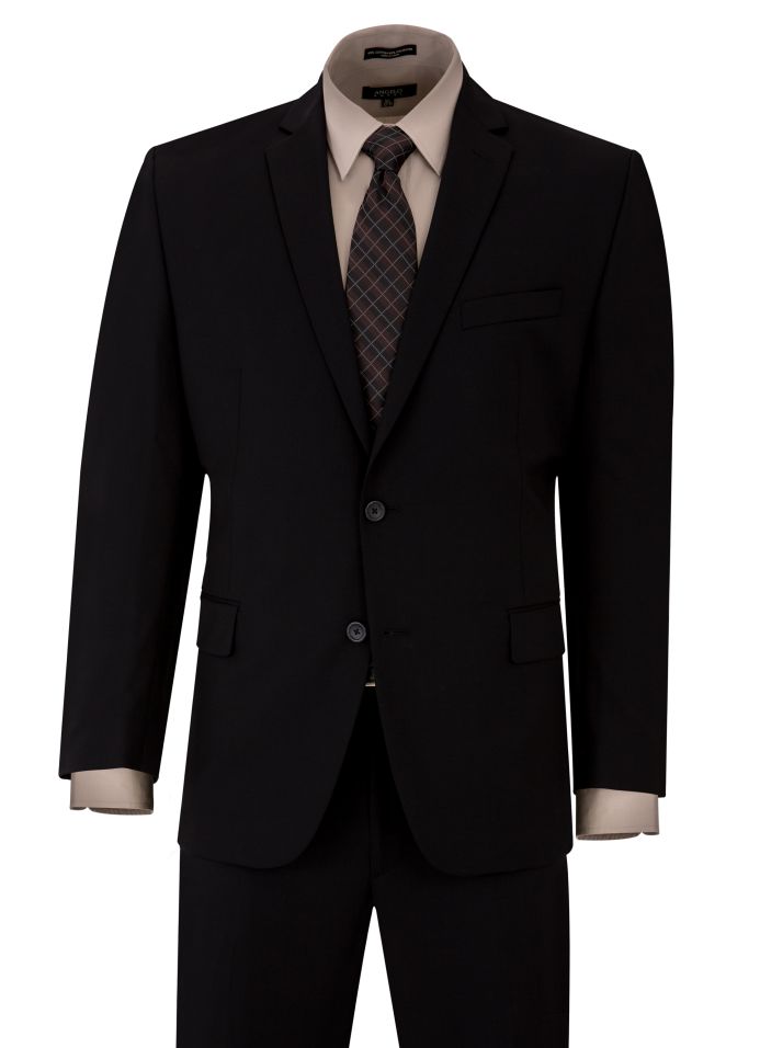 Vince Camuto Modern Fit Black Suit
