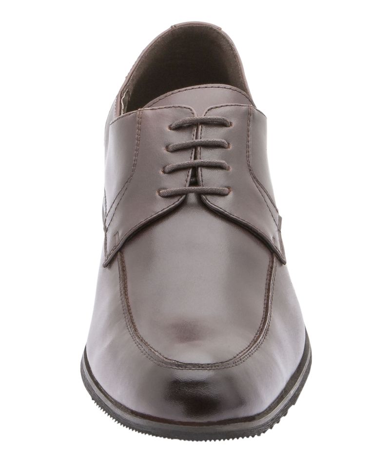 Zota Leather Casual Dress Brown Shoe