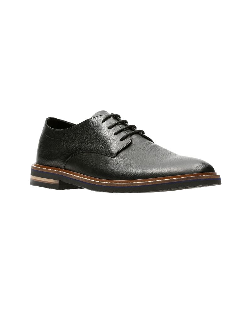 Bostonian Leather Dezmin Plain Toe Black Shoe