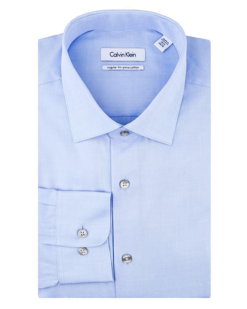 Calvin Klein Regular Fit Light Blue Dress Shirt