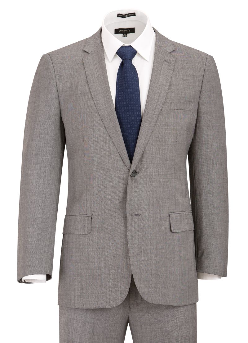 Giorgio by Giorgio Cosani Sharkskin Wool & Cashmere Grey Suit