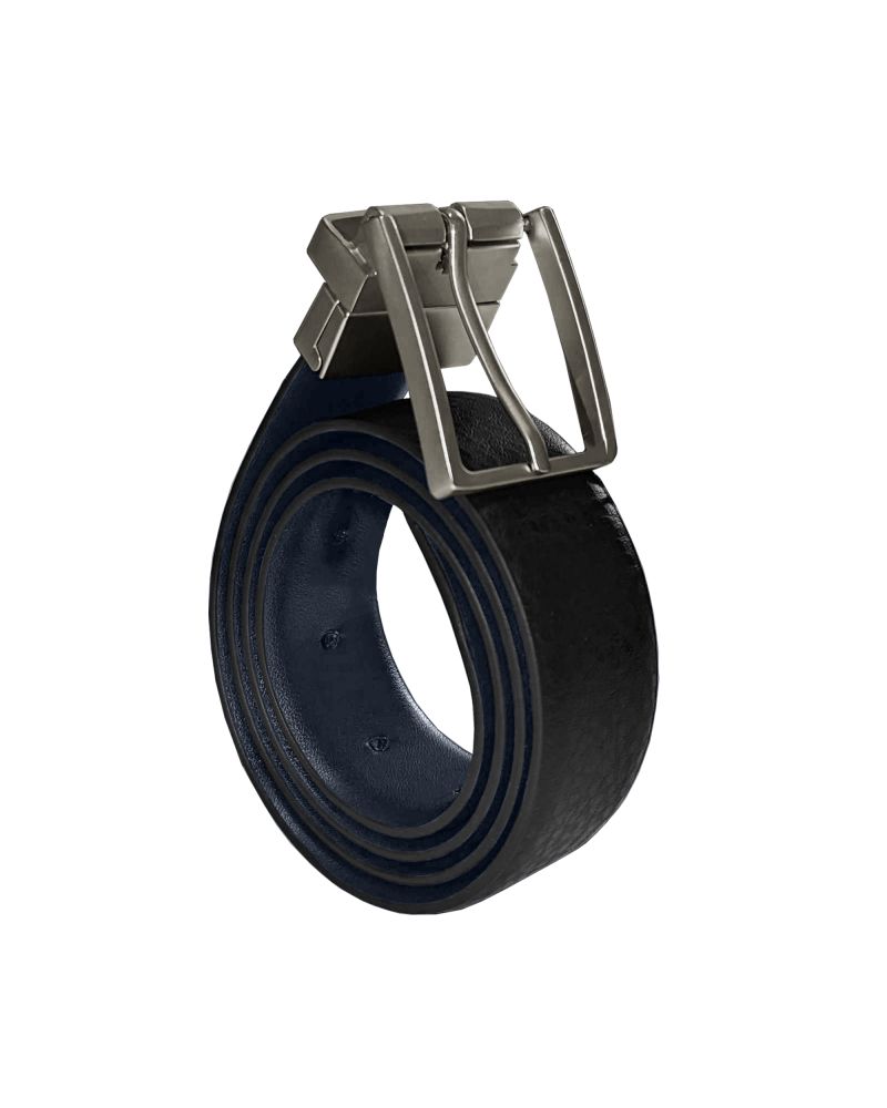 Hollywood Suit Black & Blue Reversible Belt