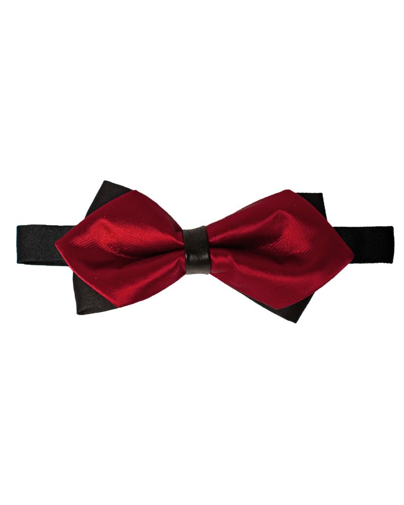 Hollywood Suit Red Bow Tie