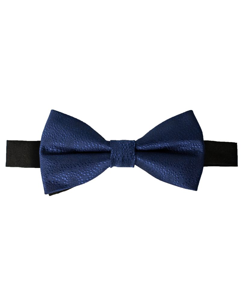 Hollywood Suit Royal Blue Pebbled Bow Tie