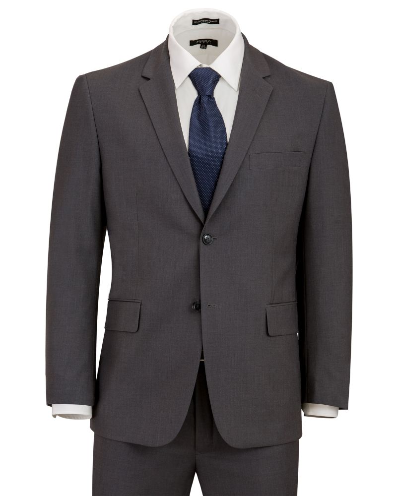 Hollywood Suit Modern Fit Solid Charcoal Suit