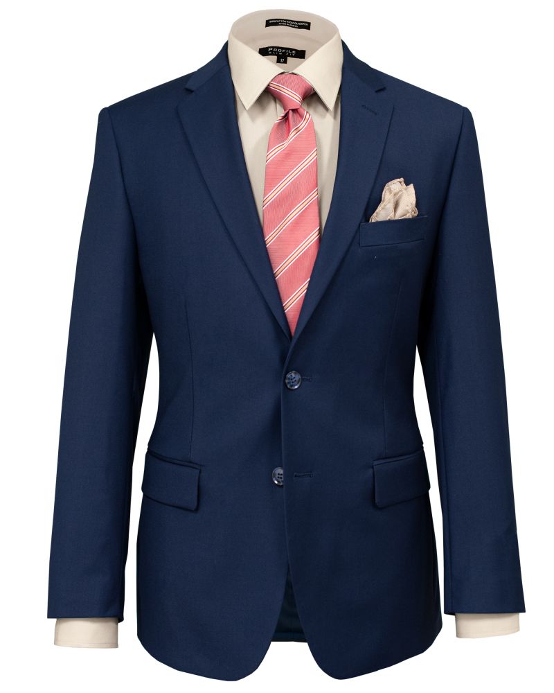 Hollywood Suit Solid Navy Performance Stretch Modern Fit Suit
