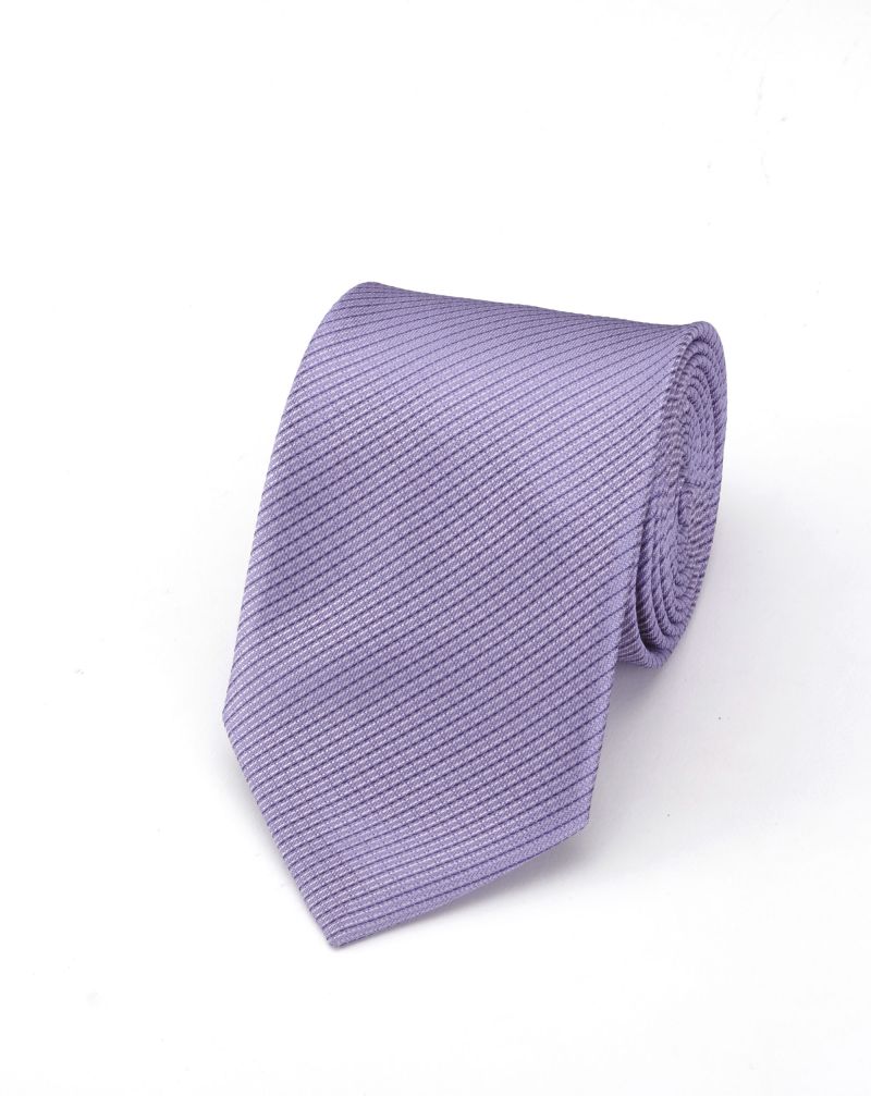 Angelo Rossi Lavender Grid Weave Tie