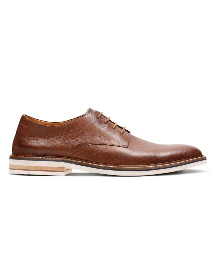 Bostonian Leather Dezmin Plain Toe Brown Shoe