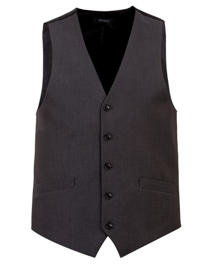 Angelo Rossi Charcoal Matte Vest